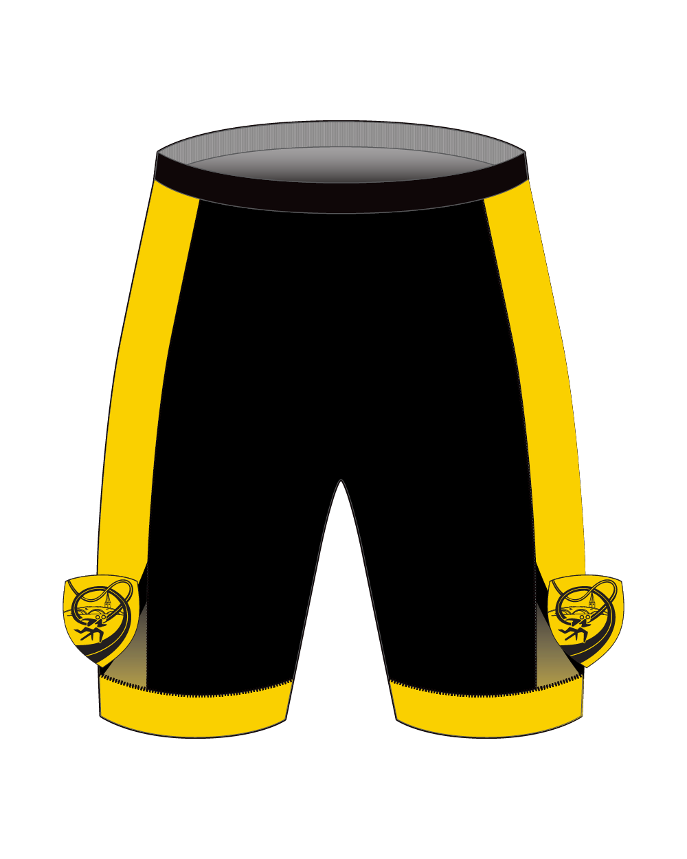 Bedford Yellow Elite Tri Shorts Raceskin