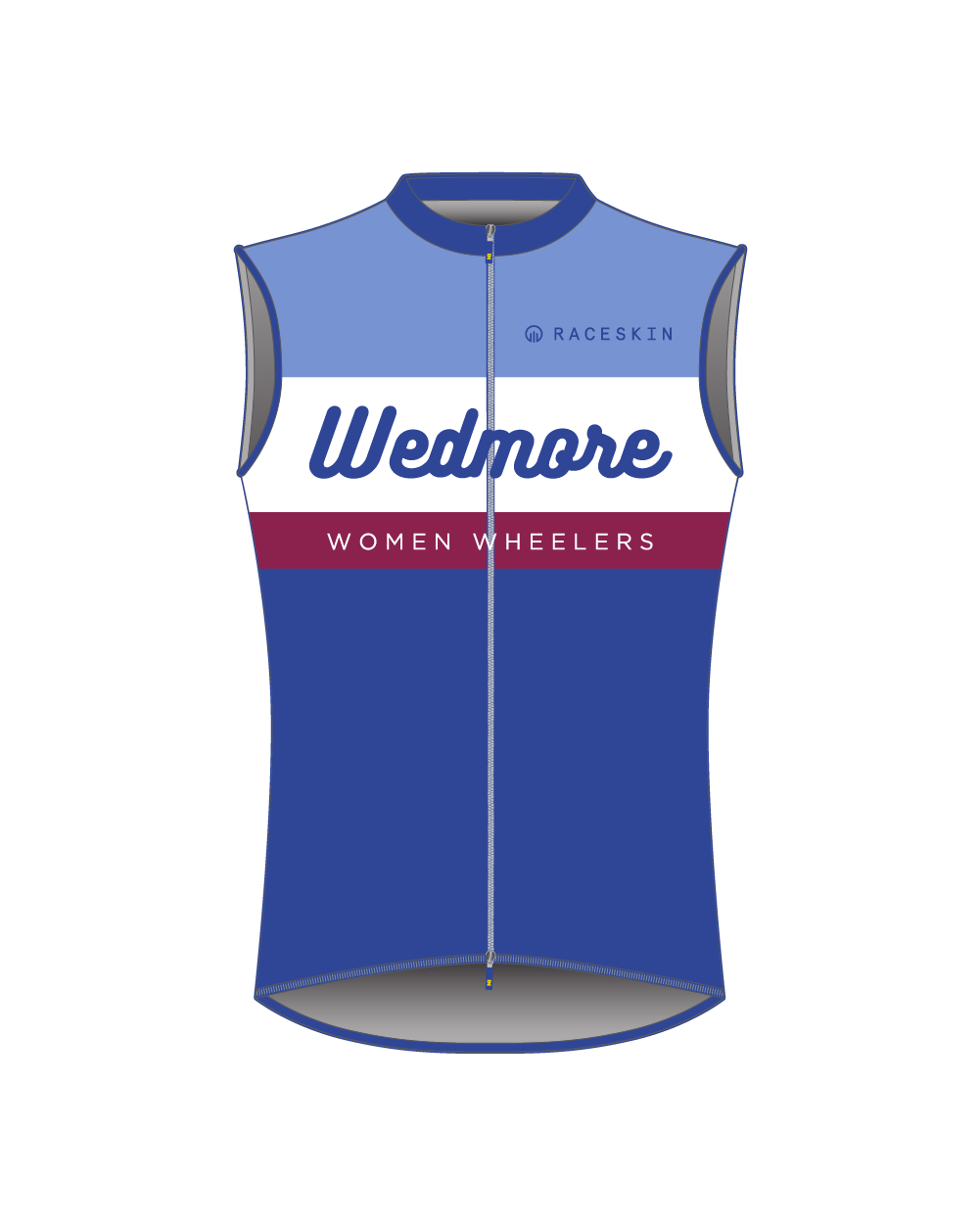 Wedmore Club Gilet Blue | Raceskin