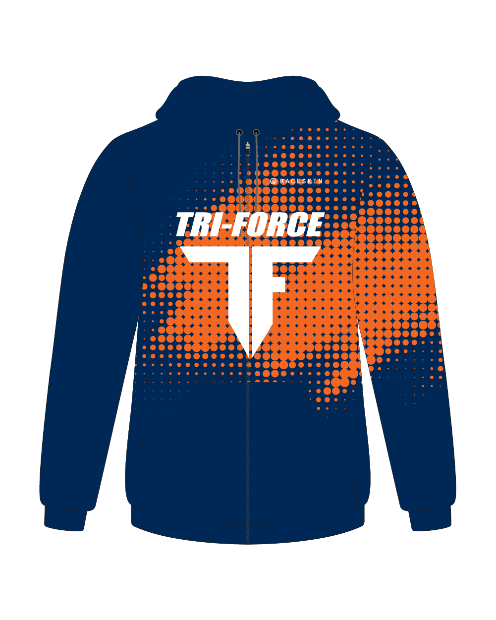 Tri-Force St Albans Hoodie Blue Hood