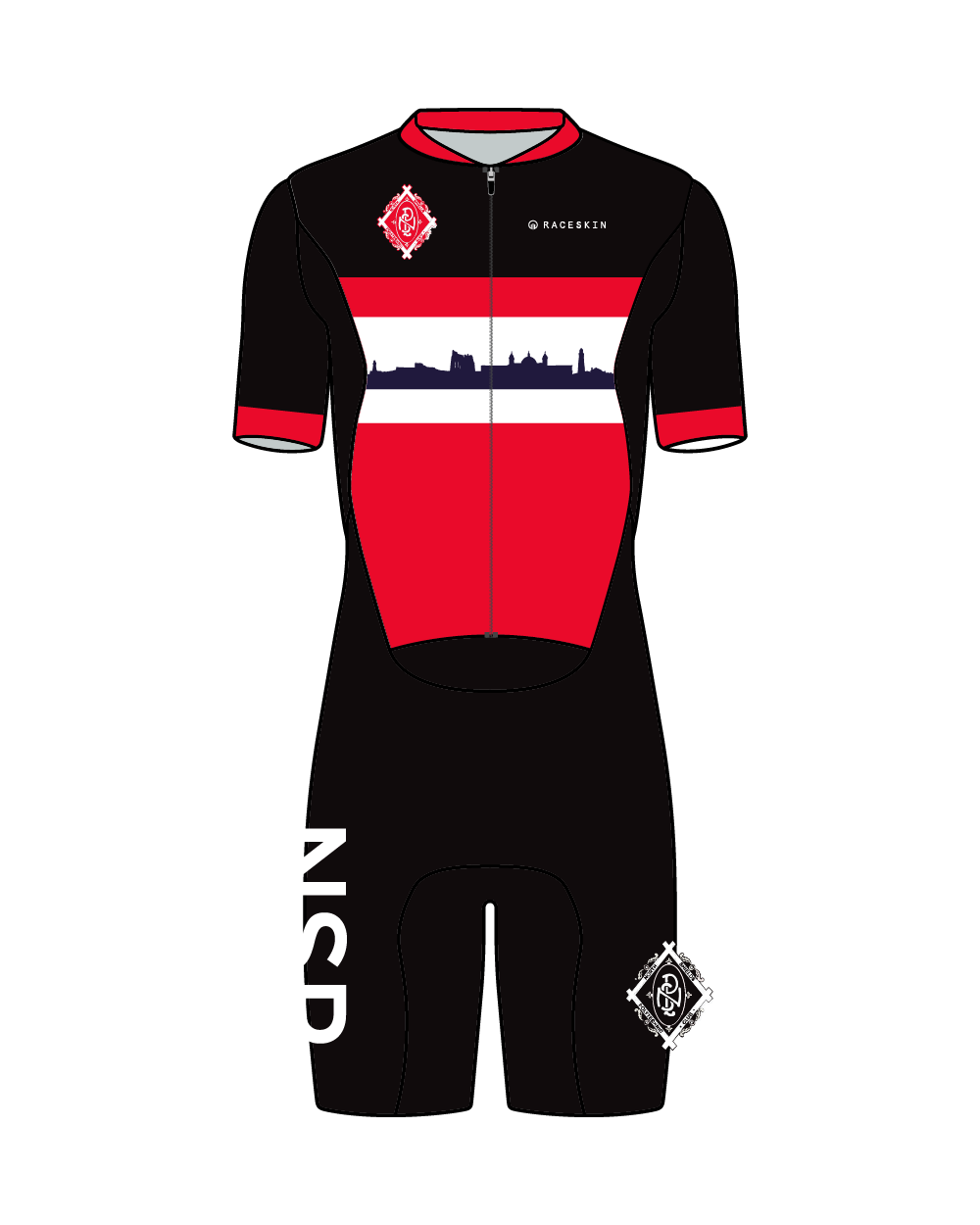North Shields Poly Elite Sleeved Tri Suit