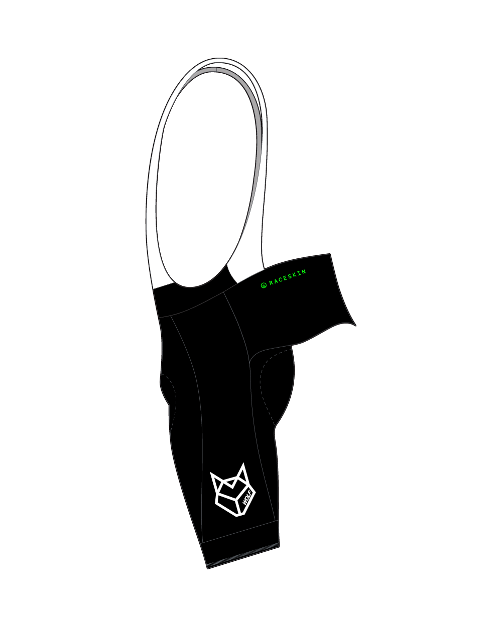 Tri Wolf Elite Bib Shorts